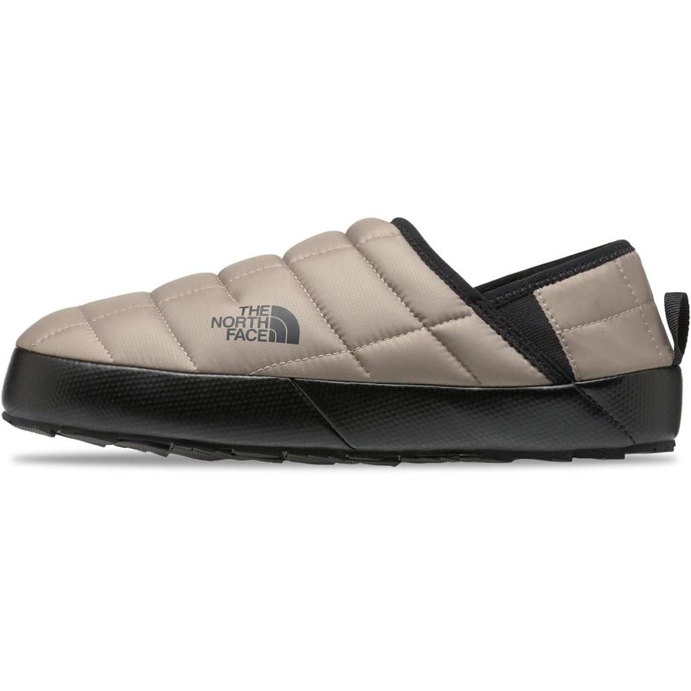 imageTHE NORTH FACE Mens Thermoball Traction Mule V Winter Shoe  Insulated ampamp Water Repellent Rubber OutsoleMushroom GreyTnf Black