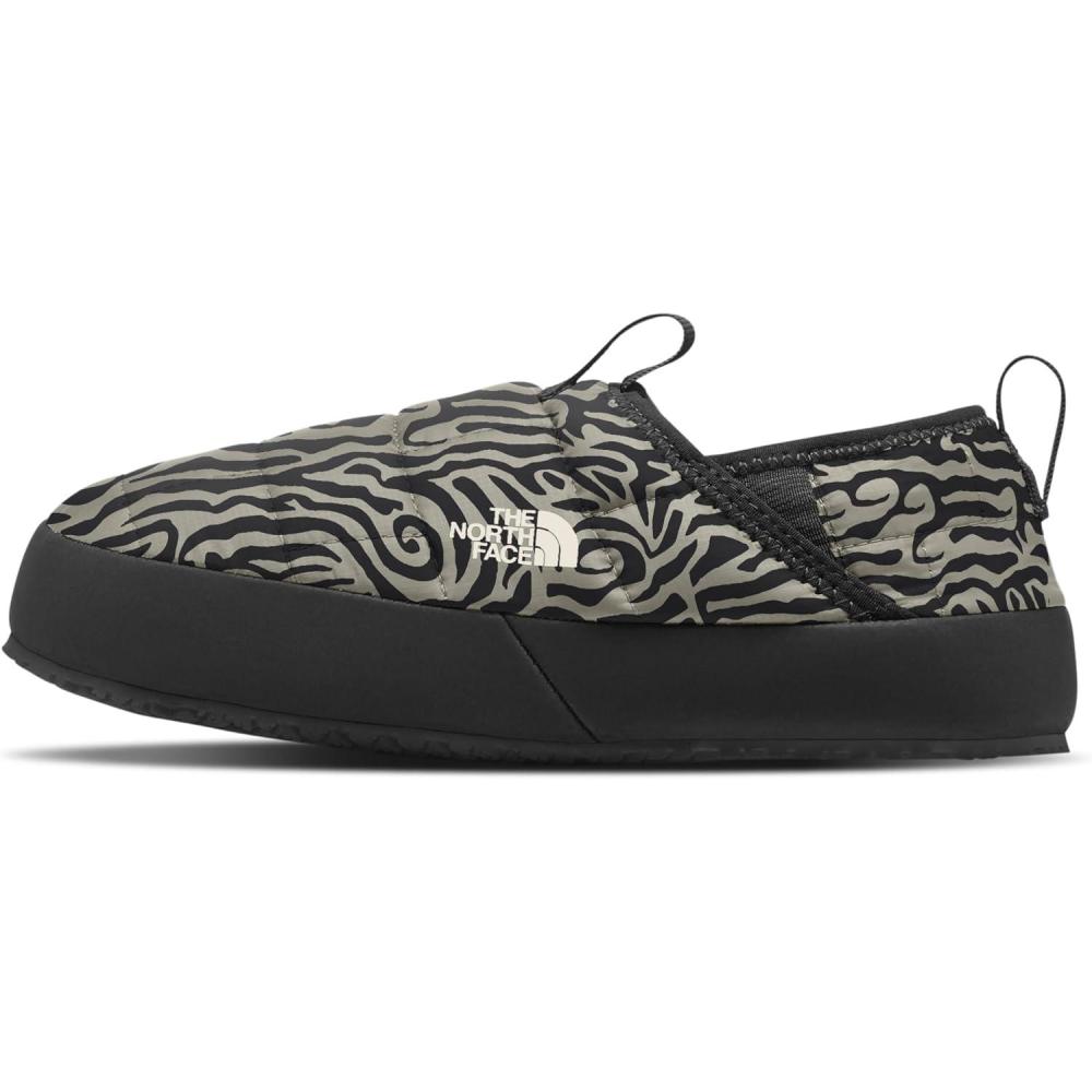 imageTHE NORTH FACE Teen Thermoball Insulated Traction Mule II ShoeClay Grey Tnf Tiger Stripe PrintTnf Black