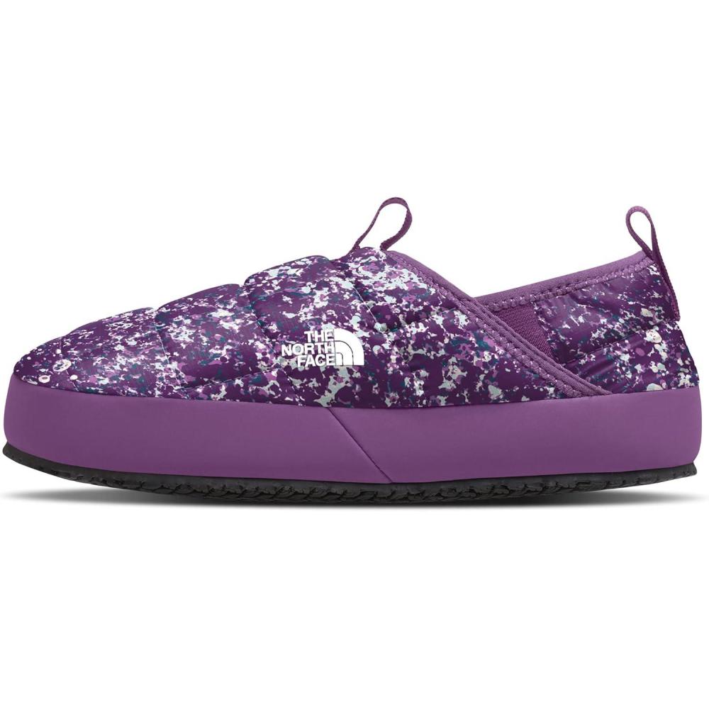 imageTHE NORTH FACE Teen Thermoball Insulated Traction Mule II ShoeGravity Purple Paint Spots PrintGravity Purple