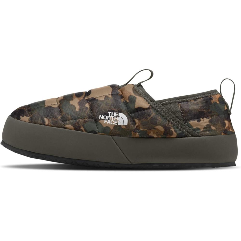 imageTHE NORTH FACE Teen Thermoball Insulated Traction Mule II ShoeUtility Brown Camo Texture PrintNew Taupe Green