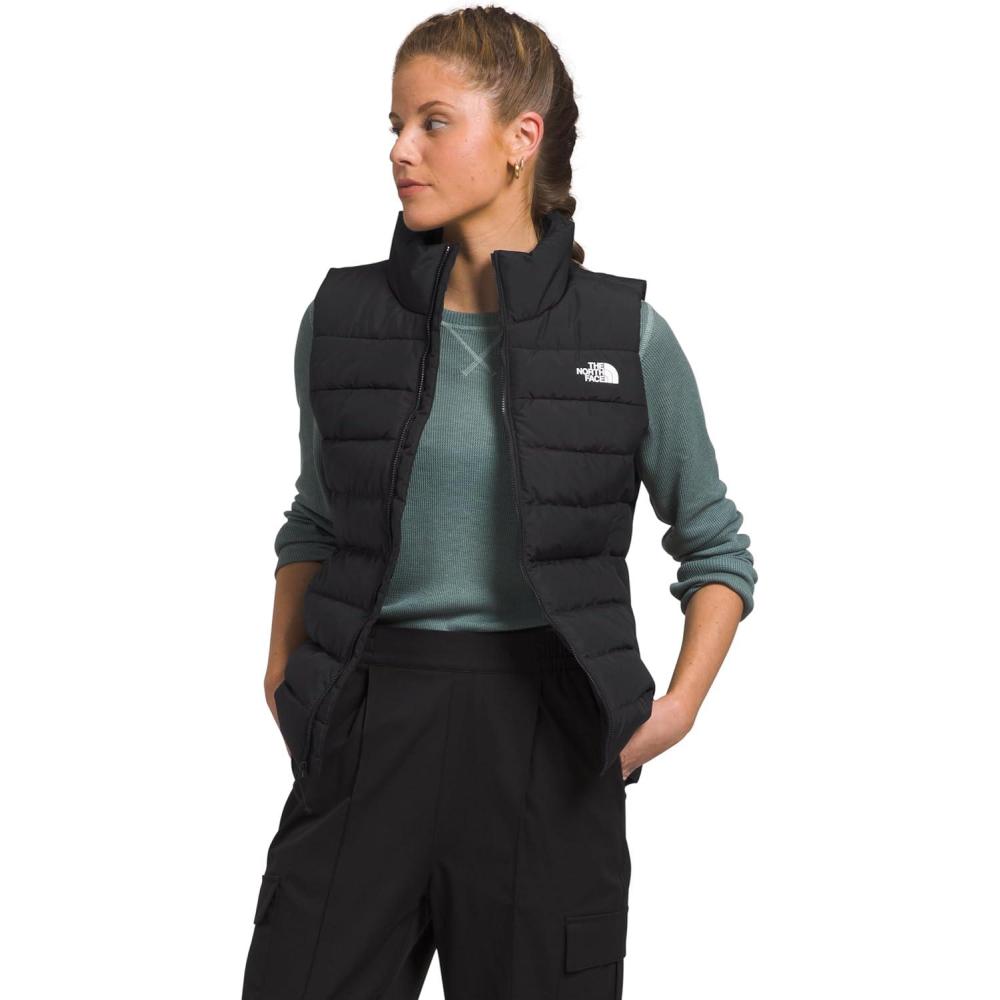 imageTHE NORTH FACE Womens Aconcagua 3 Insulated Vest Wind Resistant Water Repellent 600 Fill Waterfowl Down InsulationTnf Blacknpf