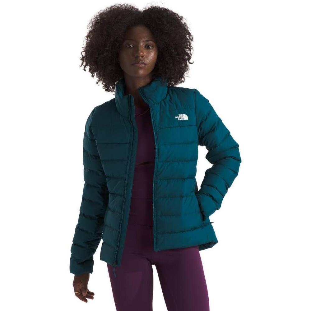 imageTHE NORTH FACE Womens Aconcagua 3 Jacket Wind Resistant Water Repellent 600 Fill Waterfowl Down InsulationMidnight Petrol
