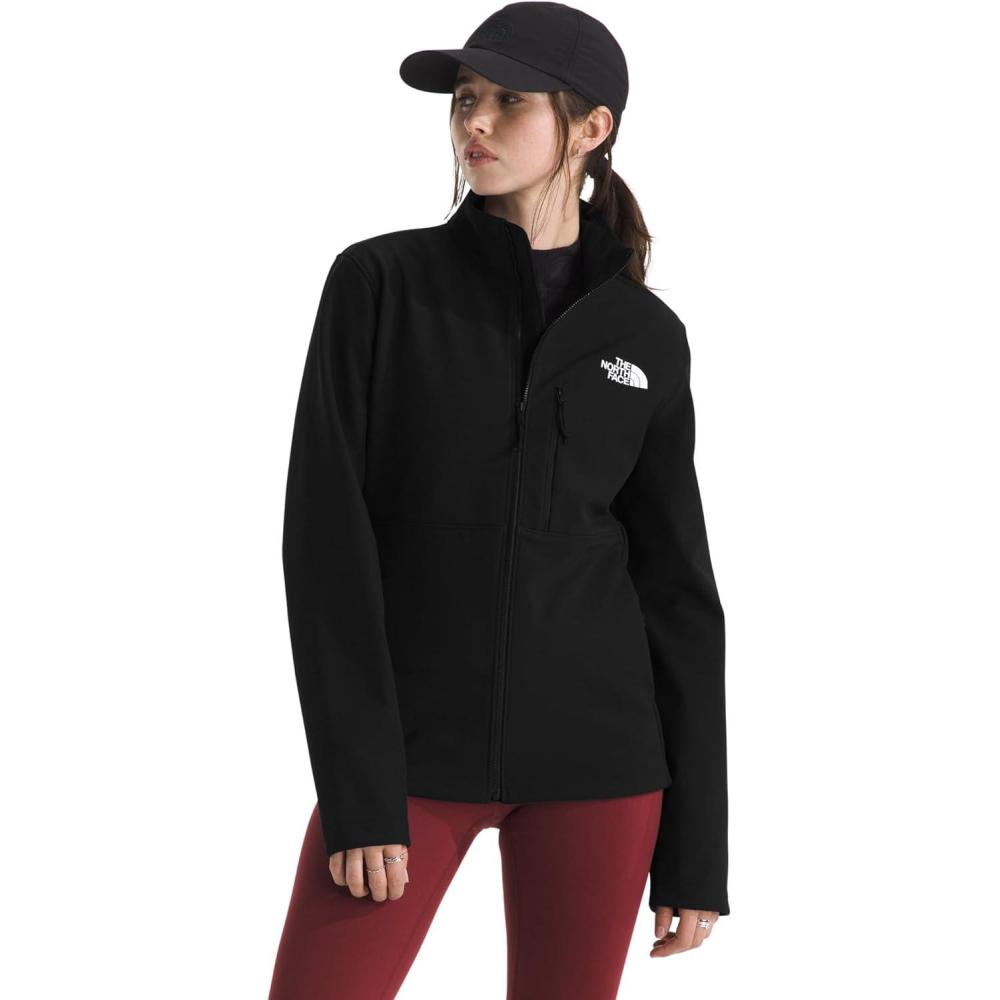 imageTHE NORTH FACE Womens Apex Bionic 3 Jacket Water ampamp Wind Resistant Softshell with Zip Chest ampamp Hand Pockets Adjustable HemTnf Black