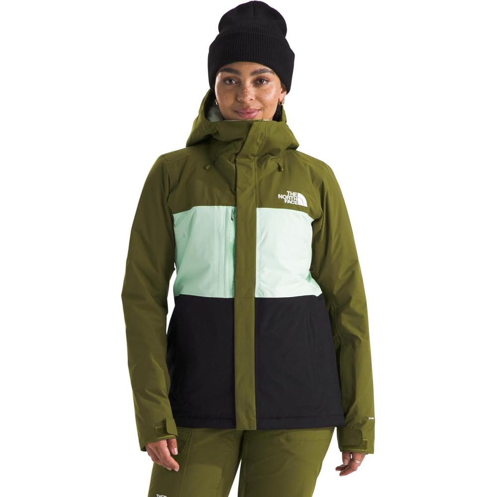 imageTHE NORTH FACE Womens Freedom Insulated Jacket Standard and Plus Size PFAS FreeForest OlivePale GreenTnf Black