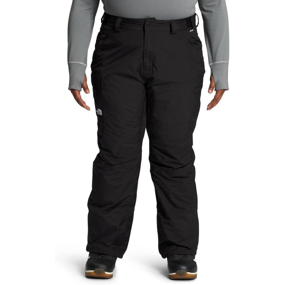 imageTHE NORTH FACE Womens Freedom Insulated Pant Standard ampamp Plus Size Waterproof for Snow Sports Gaiters Adjustable WaistTnf Black