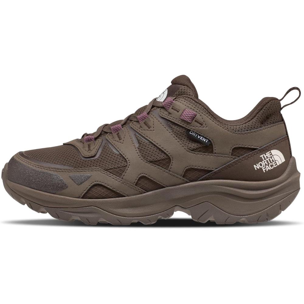 imageTHE NORTH FACE Womens Hedgehog 3 Waterproof Hiking Boot  Ripstop Leather Upper Rubber OutsoleSmokey BrownDemitasse Brown