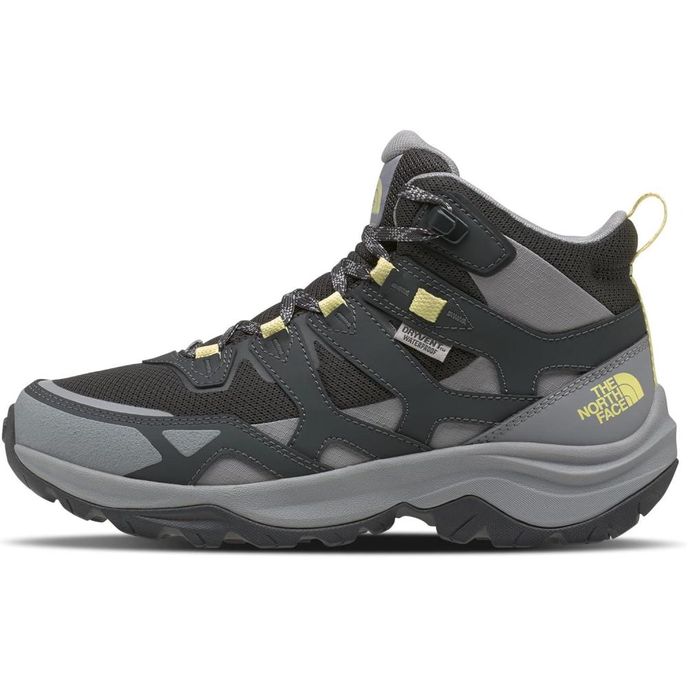 imageTHE NORTH FACE Womens Hedgehog Fastpack 3 Mid Waterproof Hiking ShoesAsphalt GreyMeld Grey