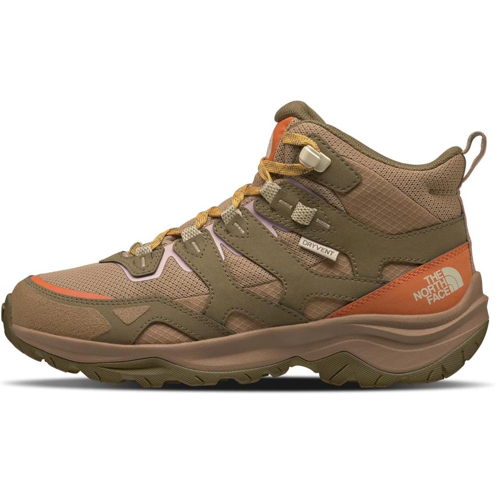 imageTHE NORTH FACE Womens Hedgehog Fastpack 3 Mid Waterproof Hiking ShoesSaharaCaraway Seed