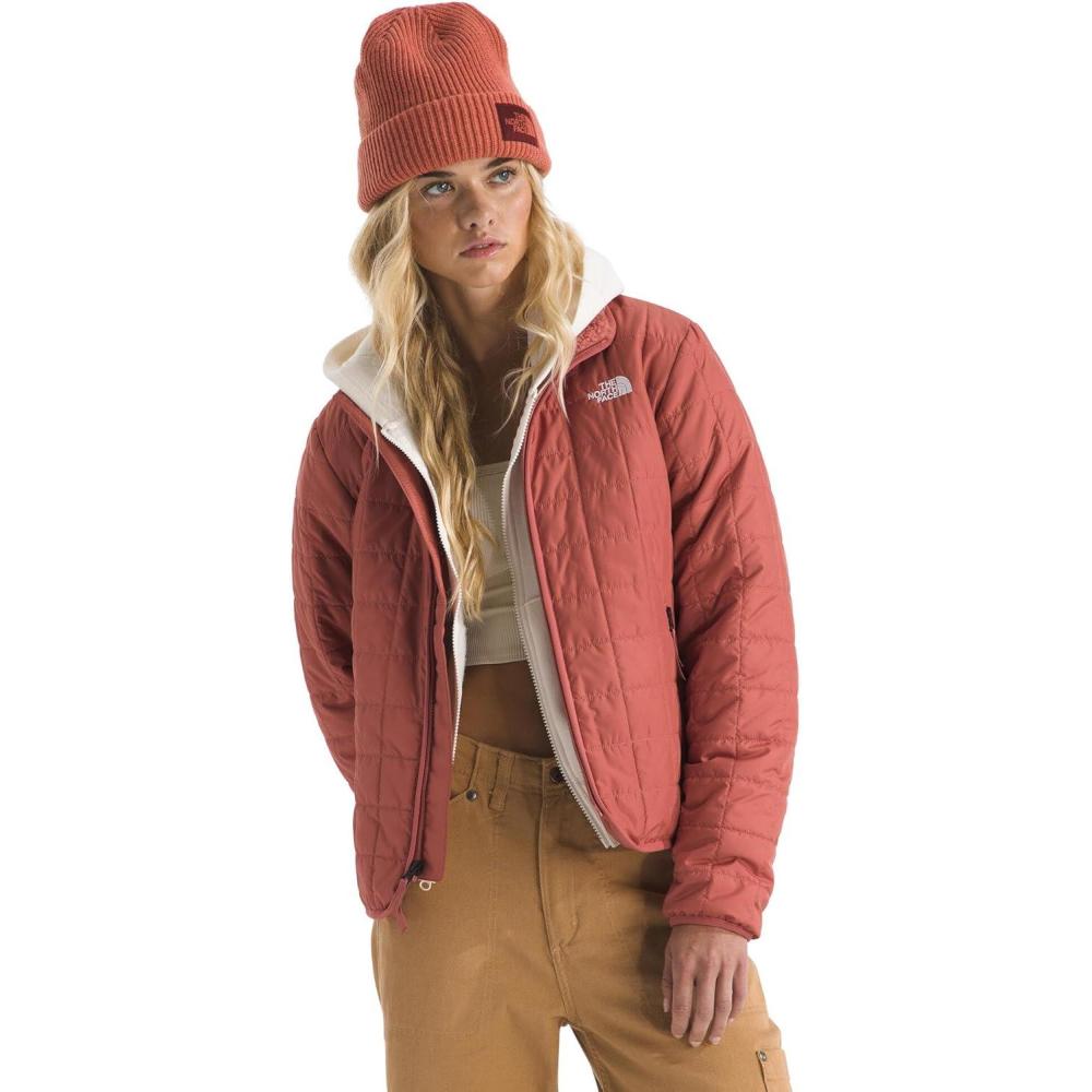 imageTHE NORTH FACE Womens Junction Insulated Jacket Standard ampamp Plus Size Water Repellent Winter Coat ampamp Zip Hand PocketsMars Dust