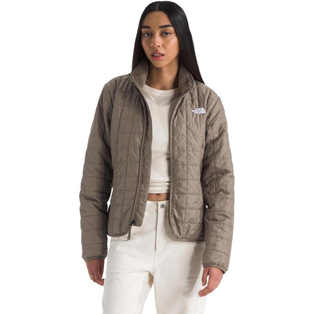 imageTHE NORTH FACE Womens Junction Insulated Jacket Standard ampamp Plus Size Water Repellent Winter Coat ampamp Zip Hand PocketsMocha Brown