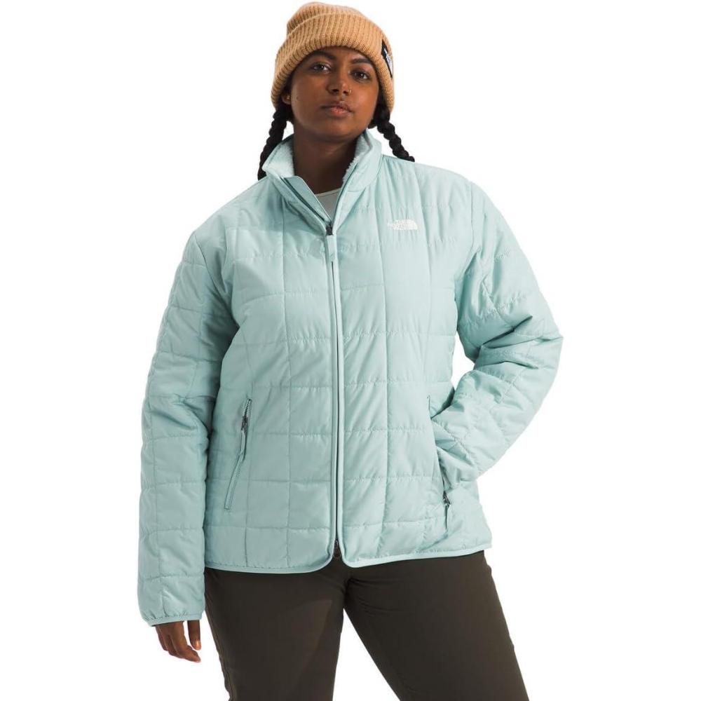 imageTHE NORTH FACE Womens Junction Insulated Jacket Standard ampamp Plus Size Water Repellent Winter Coat ampamp Zip Hand PocketsMuted Pine