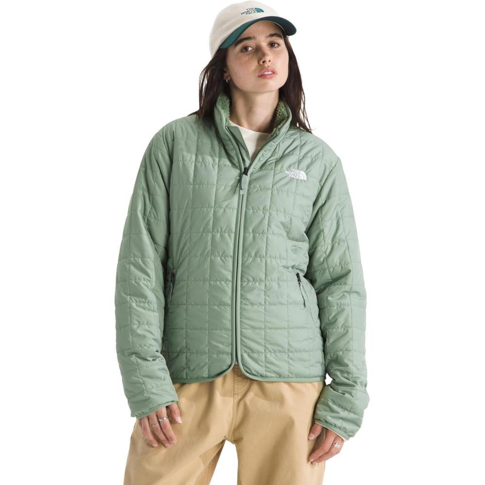 imageTHE NORTH FACE Womens Junction Insulated Jacket Standard ampamp Plus Size Water Repellent Winter Coat ampamp Zip Hand PocketsSlate Moss