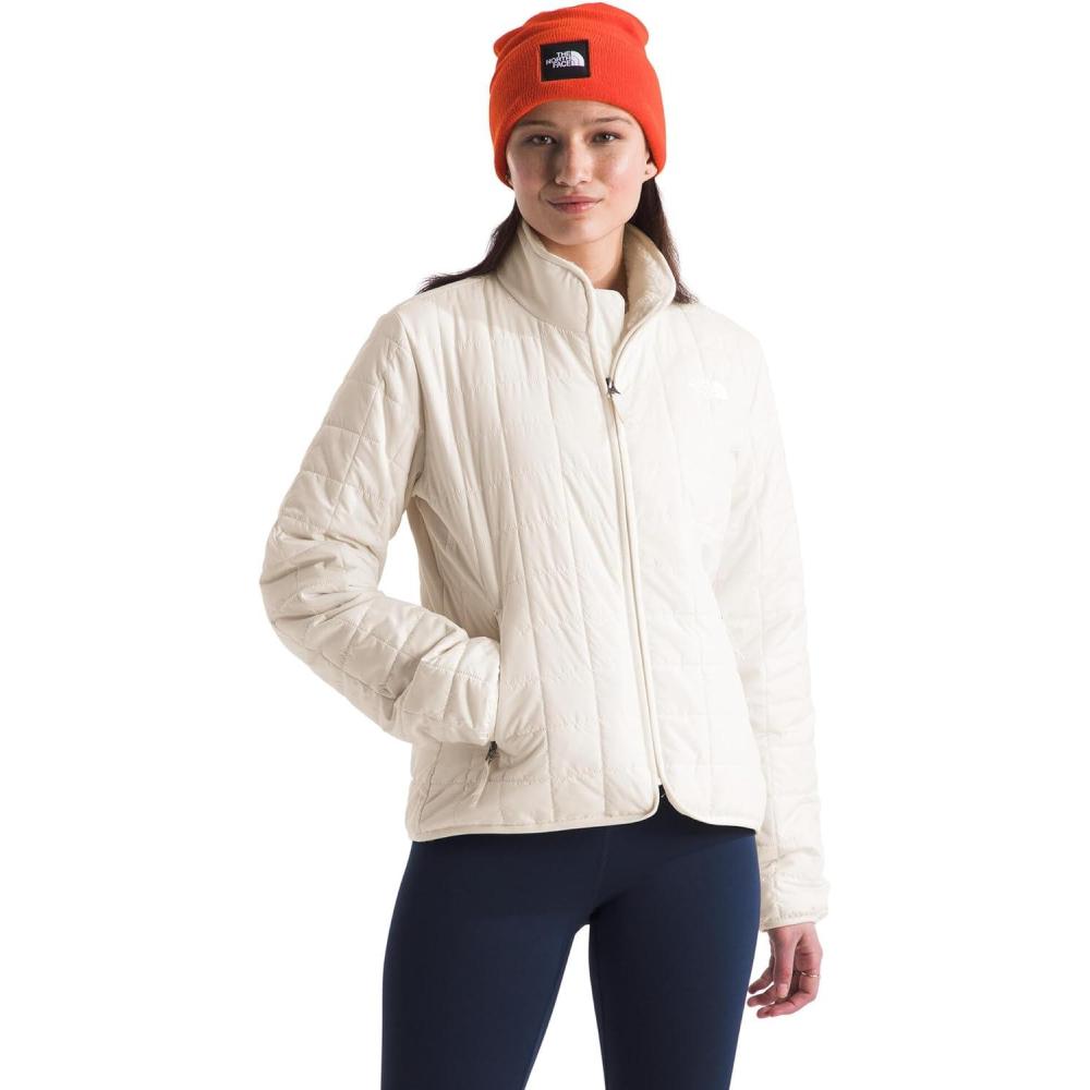 imageTHE NORTH FACE Womens Junction Insulated Jacket Standard ampamp Plus Size Water Repellent Winter Coat ampamp Zip Hand PocketsWhite Dune