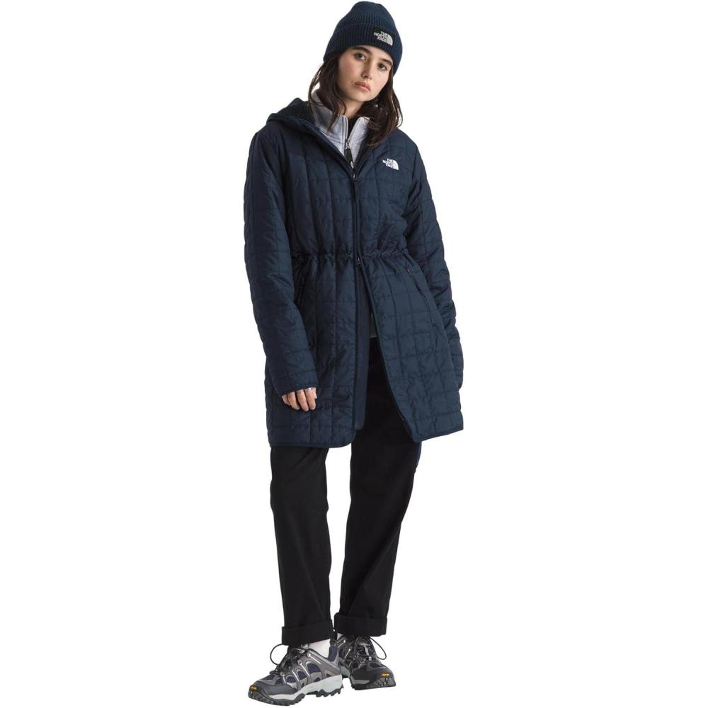 imageTHE NORTH FACE Womens Junction Insulated Parka Water Repellent Winter Jacket Packed With Insulation ampamp Secure Zip PocketsSummit Navy