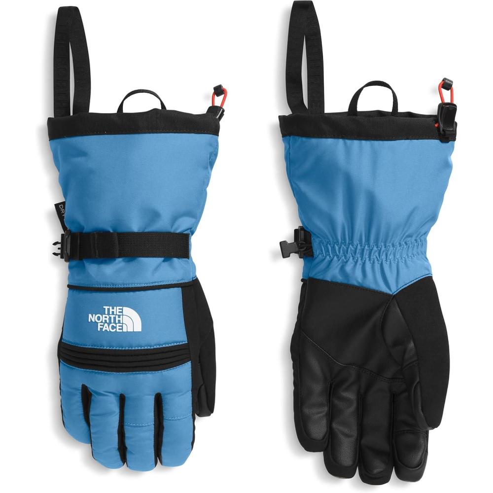 imageTHE NORTH FACE Womens Montana Ski Glove Touchscreen Compatible Water ampamp Wind Resistant Adjustable Shockcord HemMarina Blue