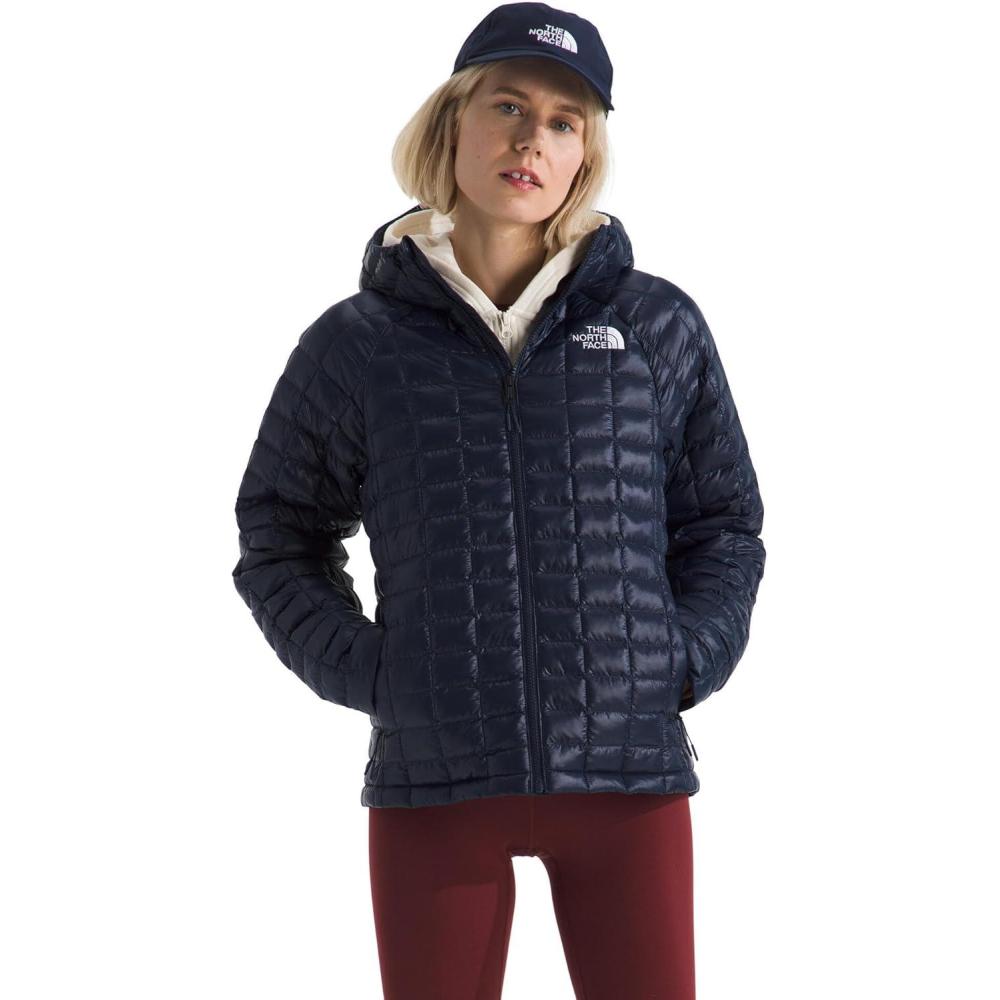 imageTHE NORTH FACE Womens Thermoball Hooded JacketSummit Navy