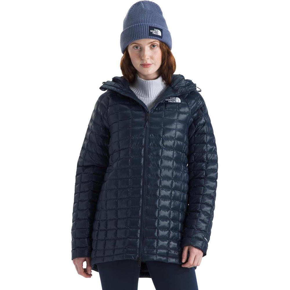 imageTHE NORTH FACE Womens Thermoball Hooded Parka Standard ampamp Plus Size High Loft Insulation Wind ampamp Water ResistantSummit Navy