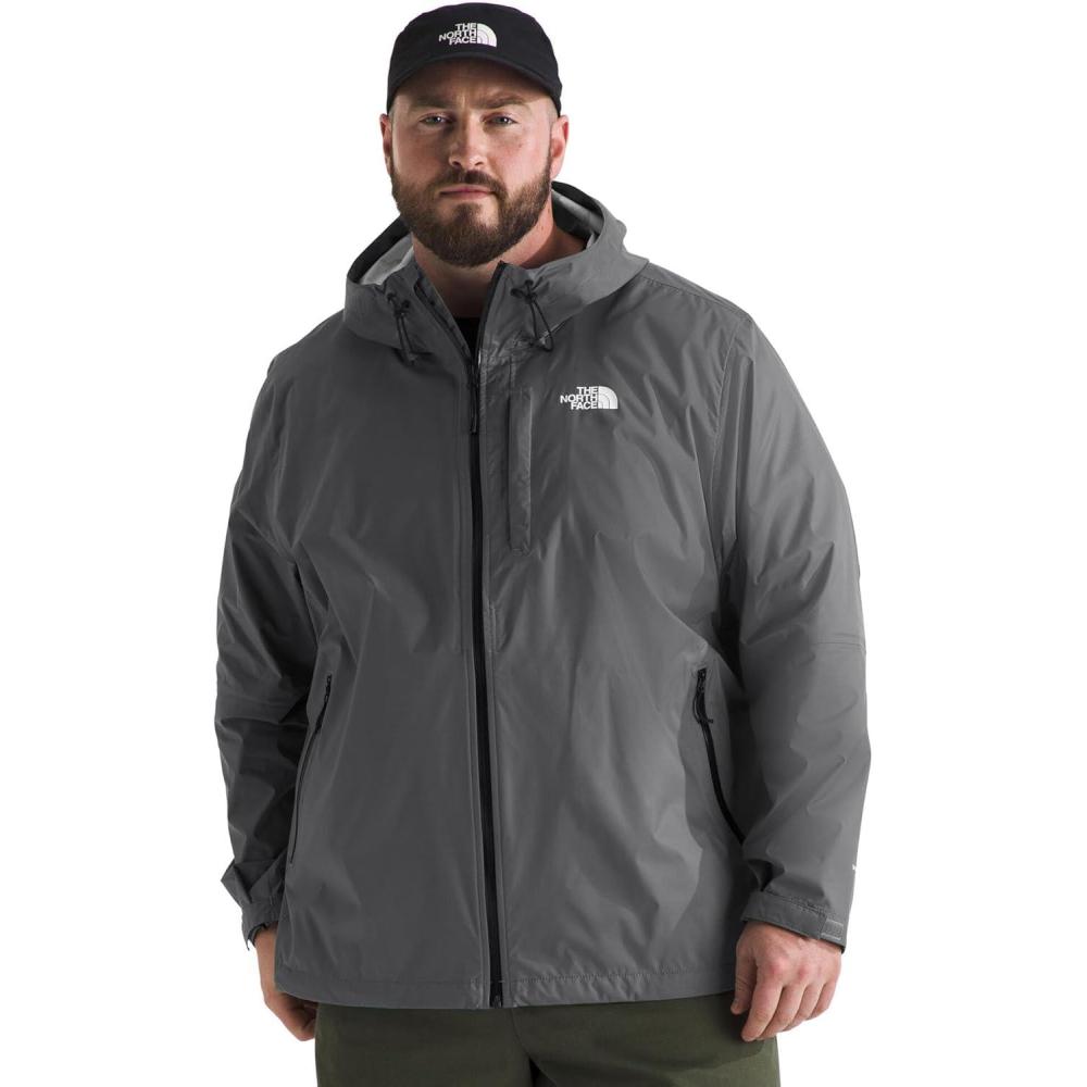 imageTHE NORTH FACE Womens Venture 2 Waterproof Hooded Rain Jacket Raincoat With Breathable Dryvent 25l Fabric PitzipsSmoked Pearl