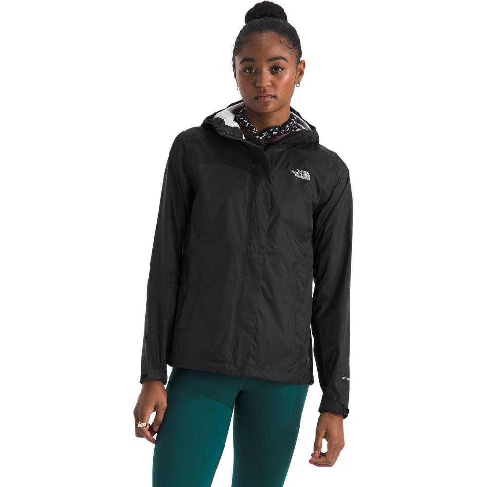 imageTHE NORTH FACE Womens Venture 2 Waterproof Hooded Rain Jacket Raincoat With Breathable Dryvent 25l Fabric PitzipsTnf Black