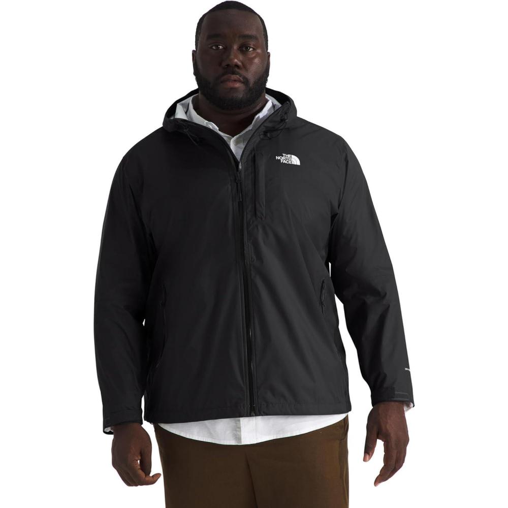 imageTHE NORTH FACE Womens Venture 2 Waterproof Hooded Rain Jacket Raincoat With Breathable Dryvent 25l Fabric PitzipsTnf Blacknpf