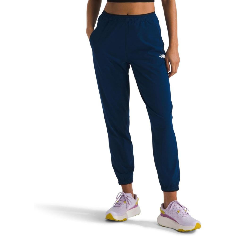 imageTHE NORTH FACE Womens Wander Jogger 20  Moisture Wicking Pants Water Repellent Finish Internal DrawcordEstate Blue