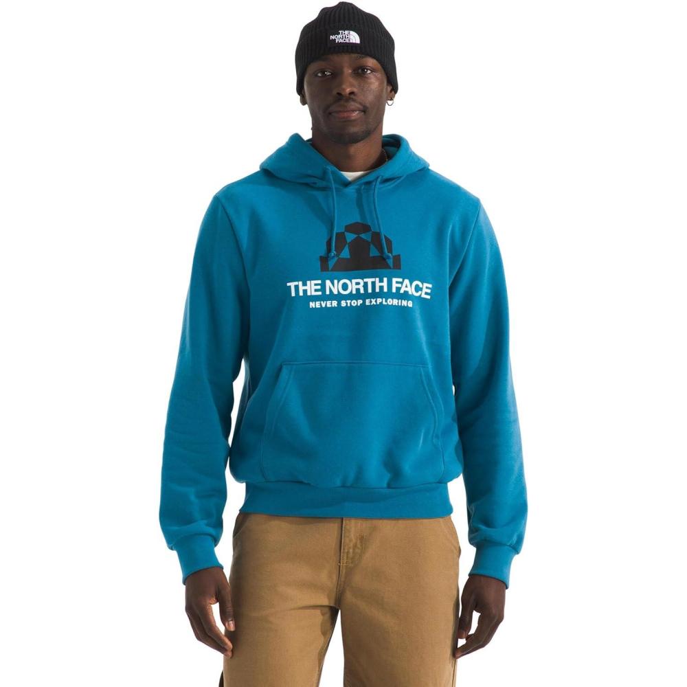 imageTHE NORTH FACE mens Evolution Bts Hoodie 2 Piece Hood With Adjustable Drawcord Kangaroo Hand Pocket Ribbed Cuffs ampamp HemDusk Blue