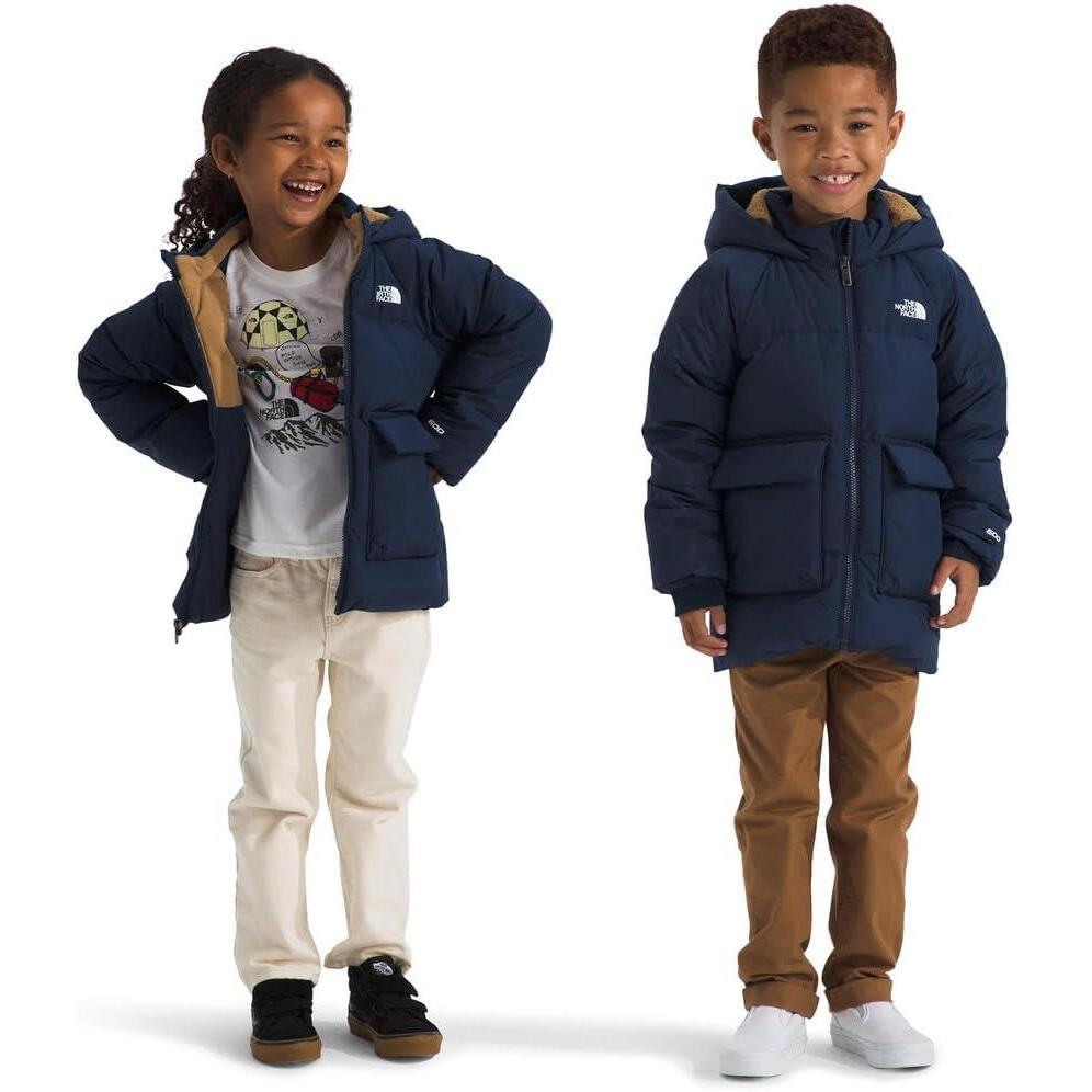 imageTHE NORTH FACE unisexbaby North Down Fleecelined ParkaSummit Navy