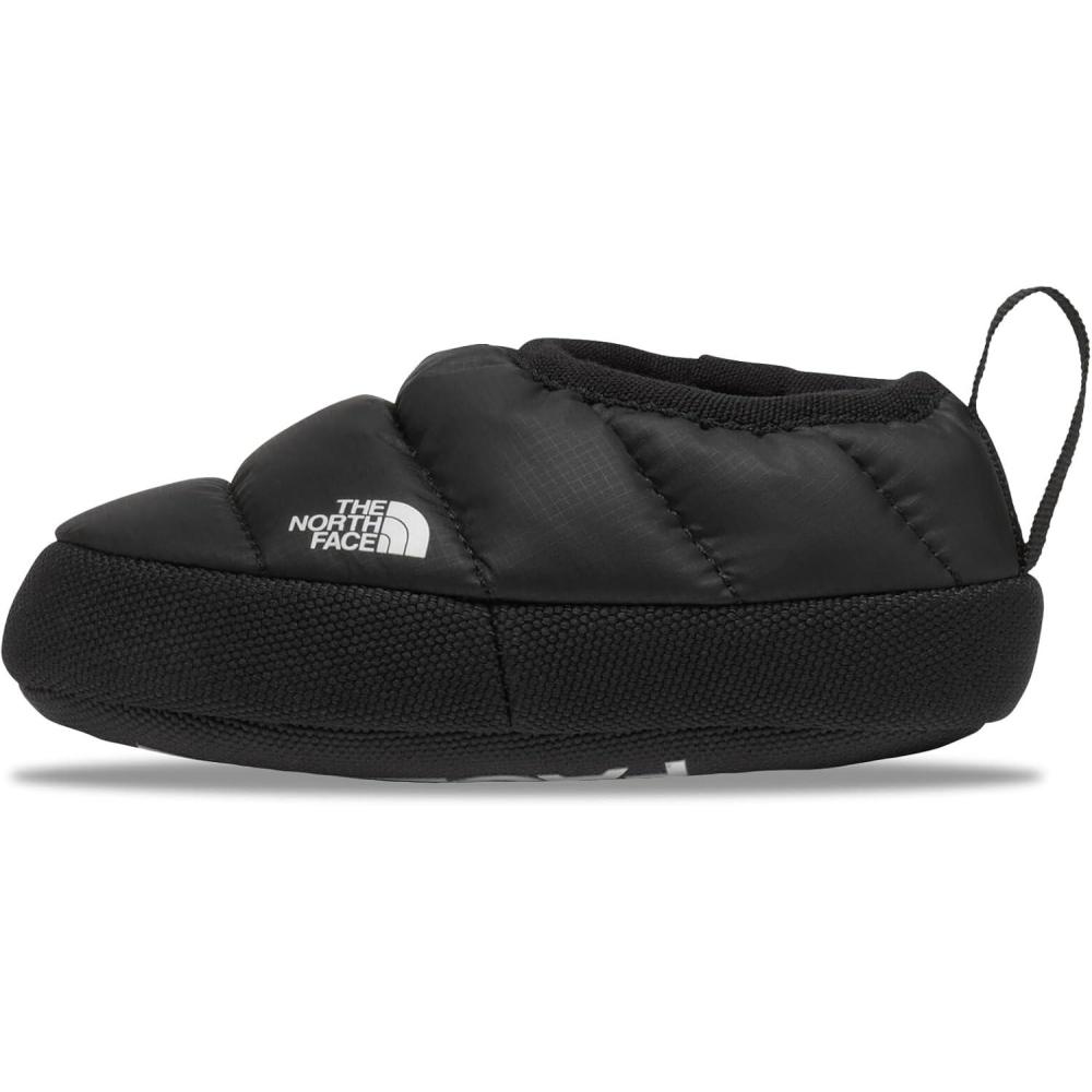 imageTHE NORTH FACE unisexbaby Tent Mule Slipper  Insulated Toddler Shoes for Boys ampamp Girls Elastic CollarTnf BlackTnf White