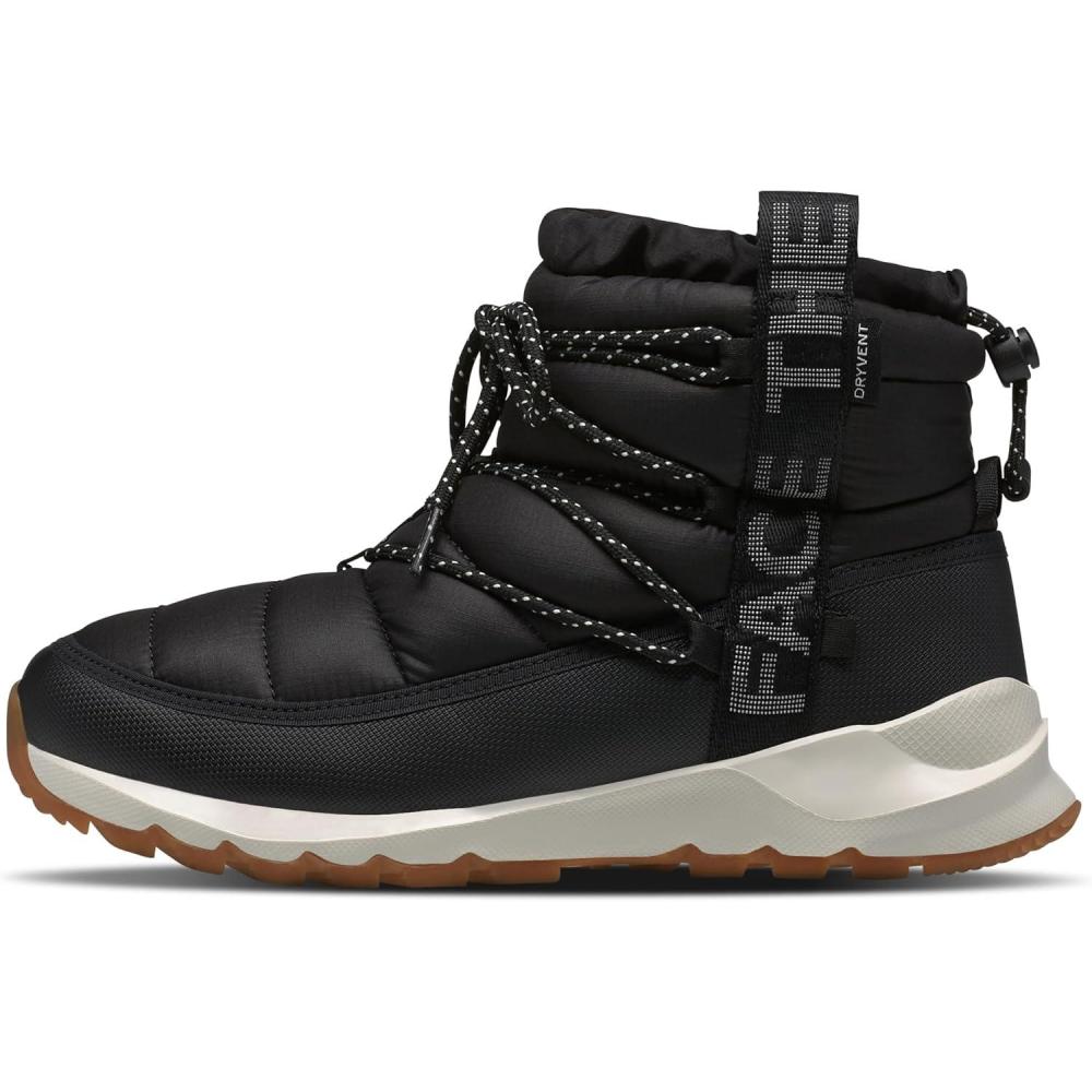 imageTHE NORTH FACE womens Thermoball Traction BootieTnf BlackGardenia White