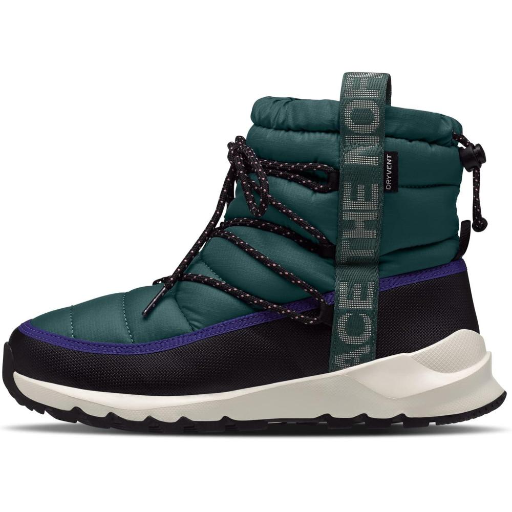 imageTHE NORTH FACE womens Thermoball Traction BootieTnf BlackPonderosa Green