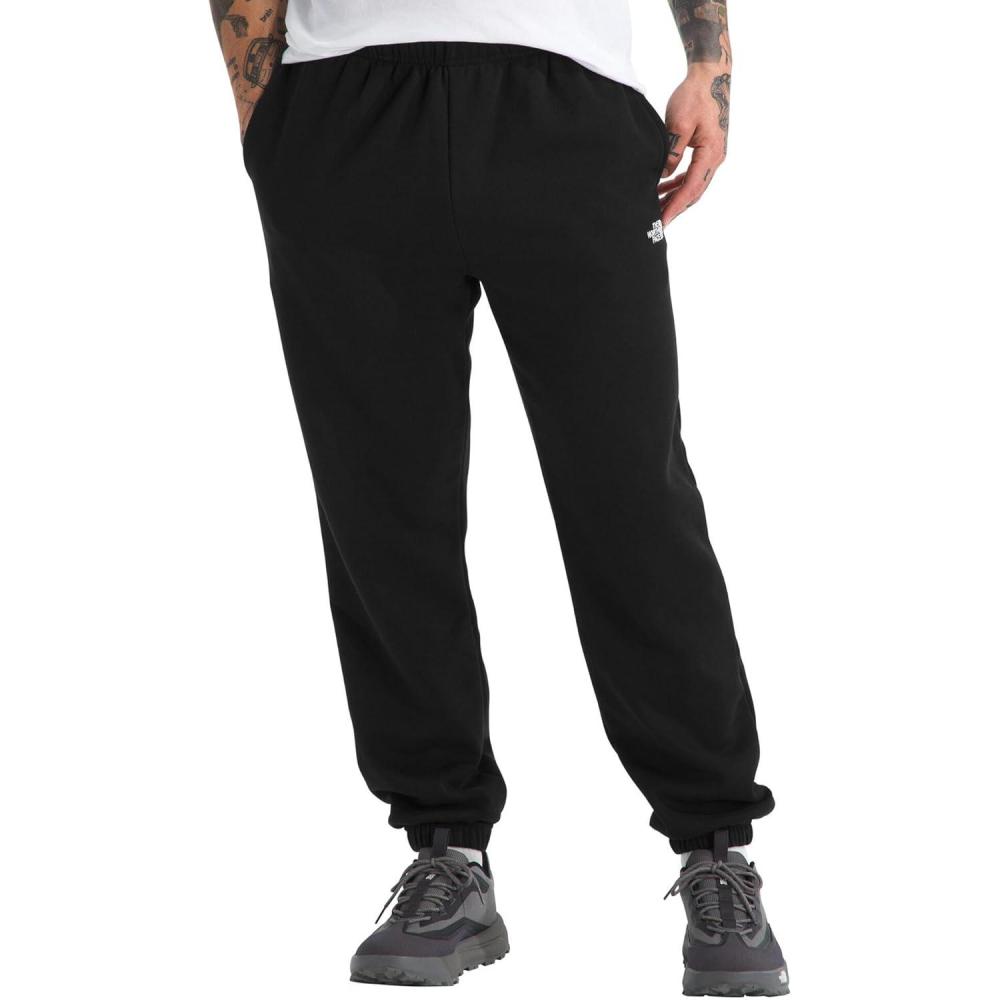 imageThe North FACE Mens Evolution Simple Dome Pant Elastic Waistband with Adjustable Drawcord Hand Pockets Elasticated CuffsTnf Black