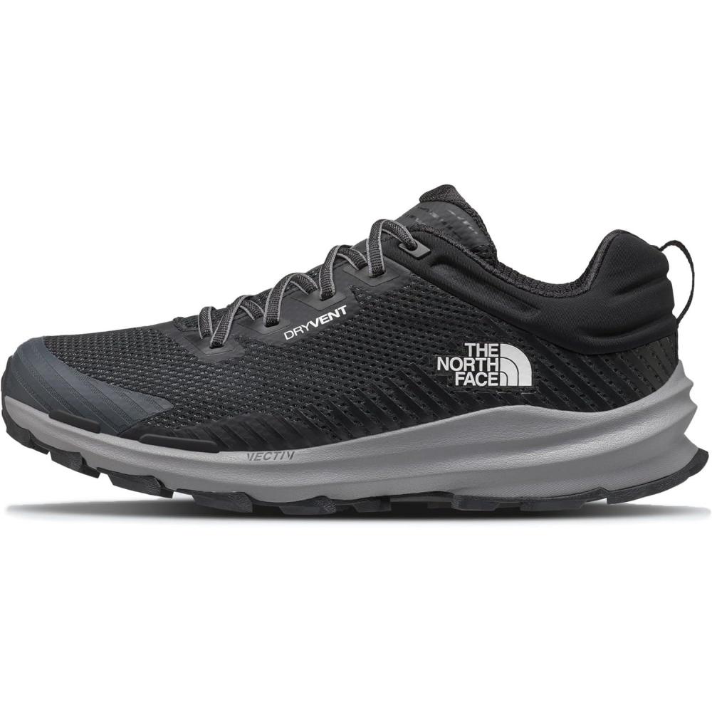 imageThe North FACE Mens Vectiv Fastpack Waterproof Hiking Shoe Rubber Outsole High Traction 4mm LugTnf BlackVanadis Grey