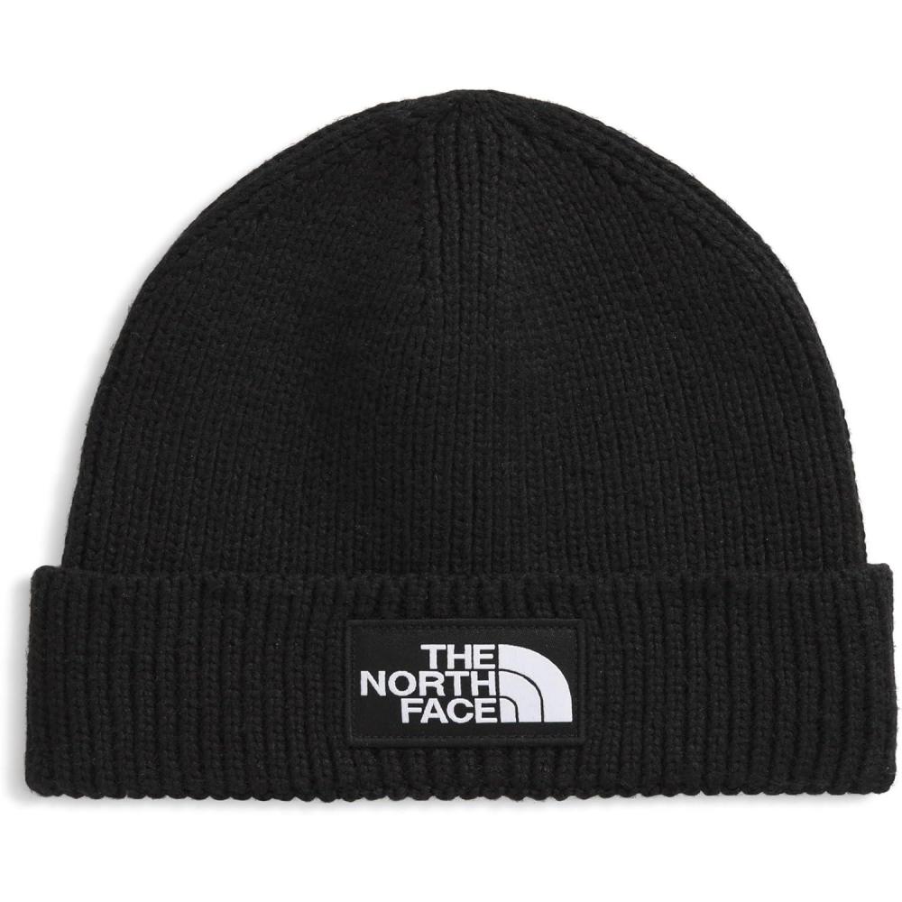 imageThe North FACE UnisexAdult TNF Logo Box Cuffed BeanieTnf Black
