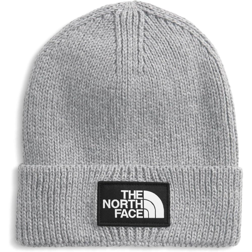 imageThe North FACE UnisexAdult TNF Logo Box Cuffed BeanieTnf Medium Grey Heather
