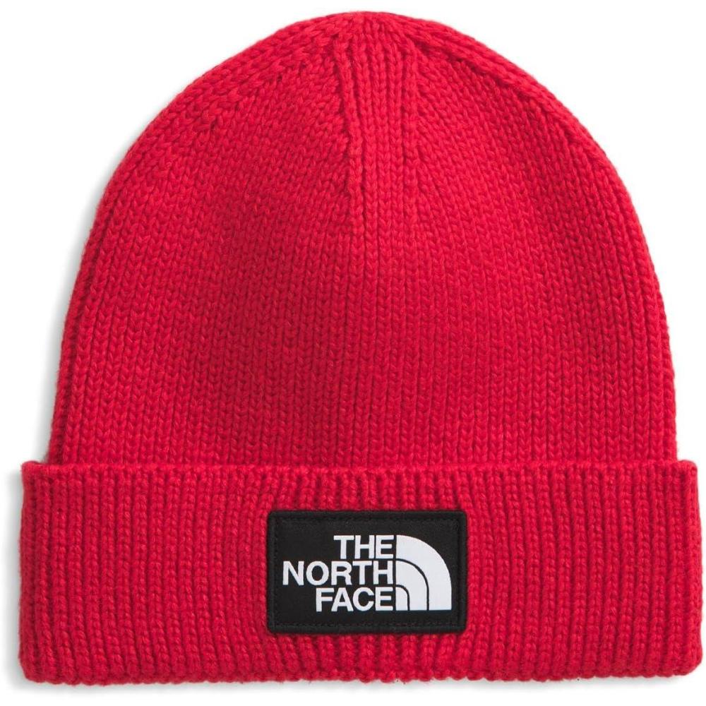 imageThe North FACE UnisexAdult TNF Logo Box Cuffed BeanieTnf Red