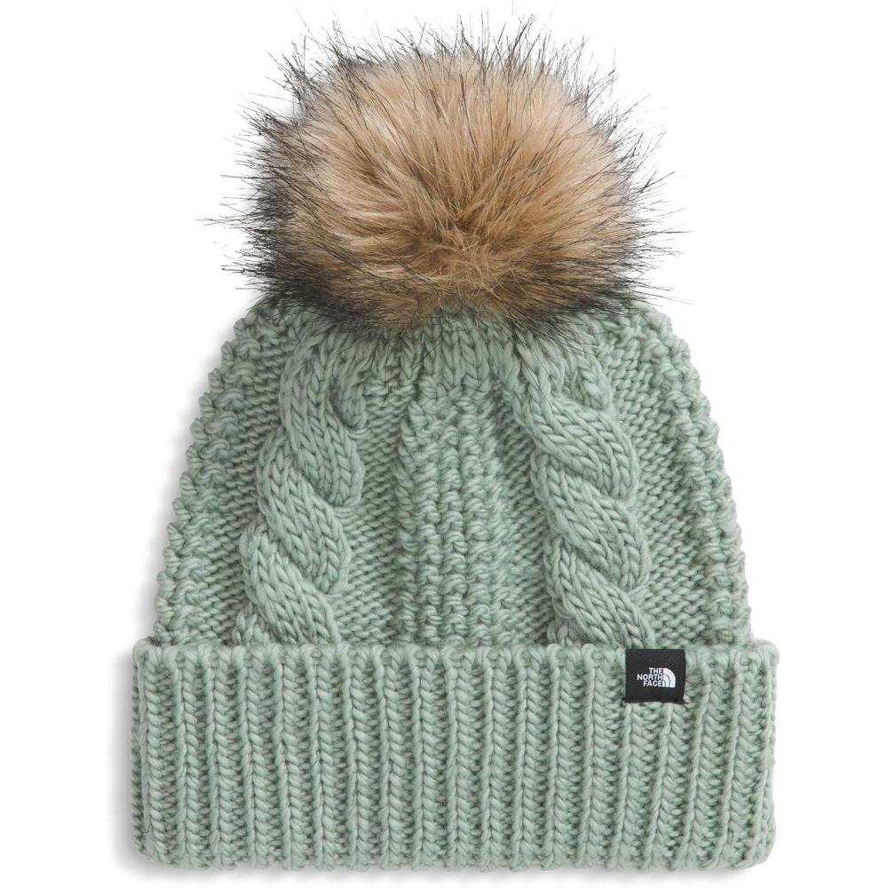 imageThe North FACE UnisexBaby Oh Mega Fur Pom BeanieSlate Moss