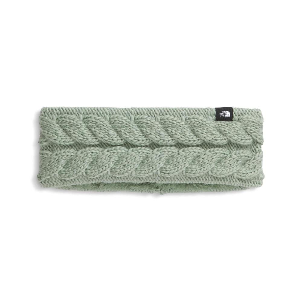 imageThe North Face Kids Oh Mega Headband  Winter Ear Warmer with Soft Cable Knit Texture ampamp Fleece Lining Slate Moss One SizeSlate Moss