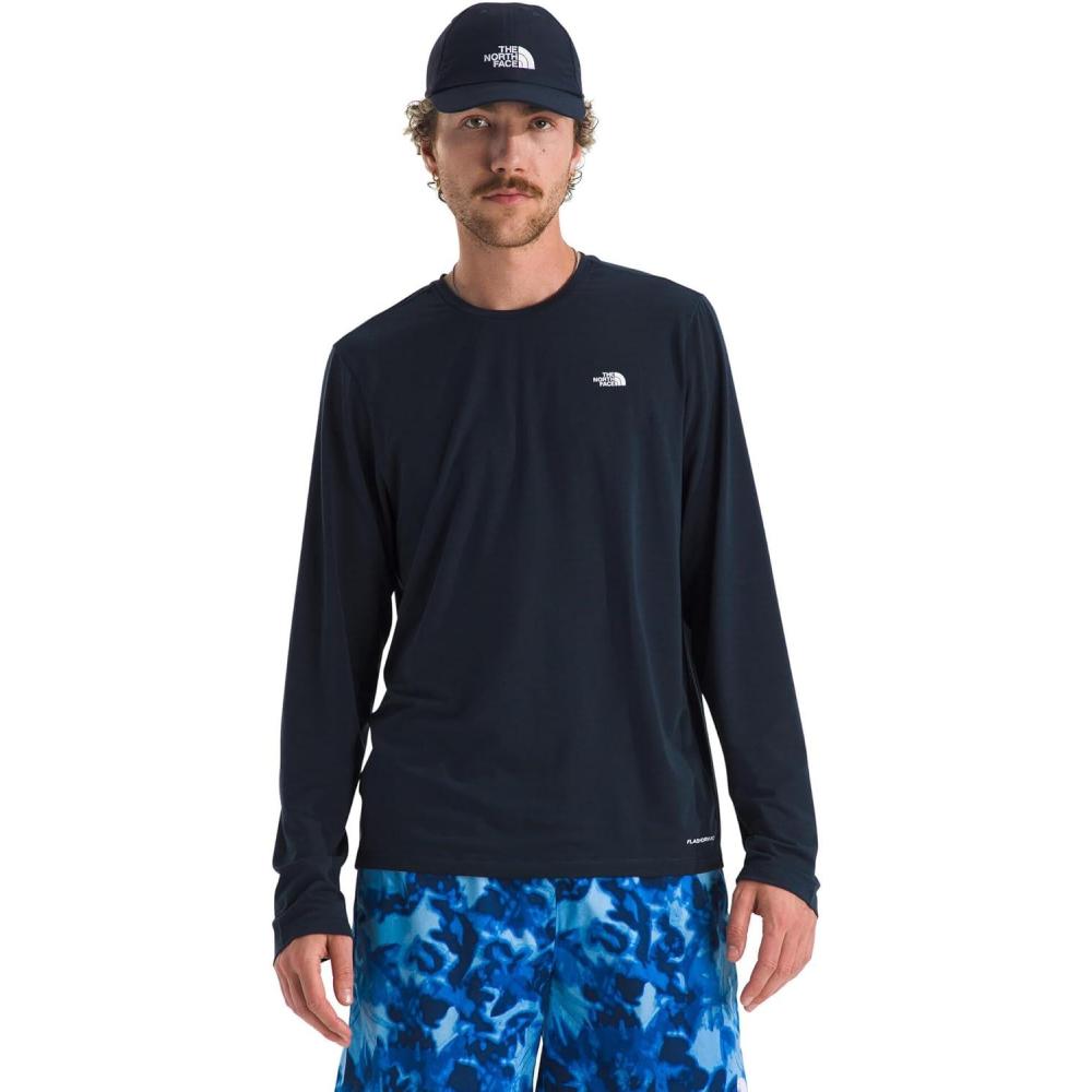 imageThe North Face Mens Adventure LongSleeve TeeSummit Navy