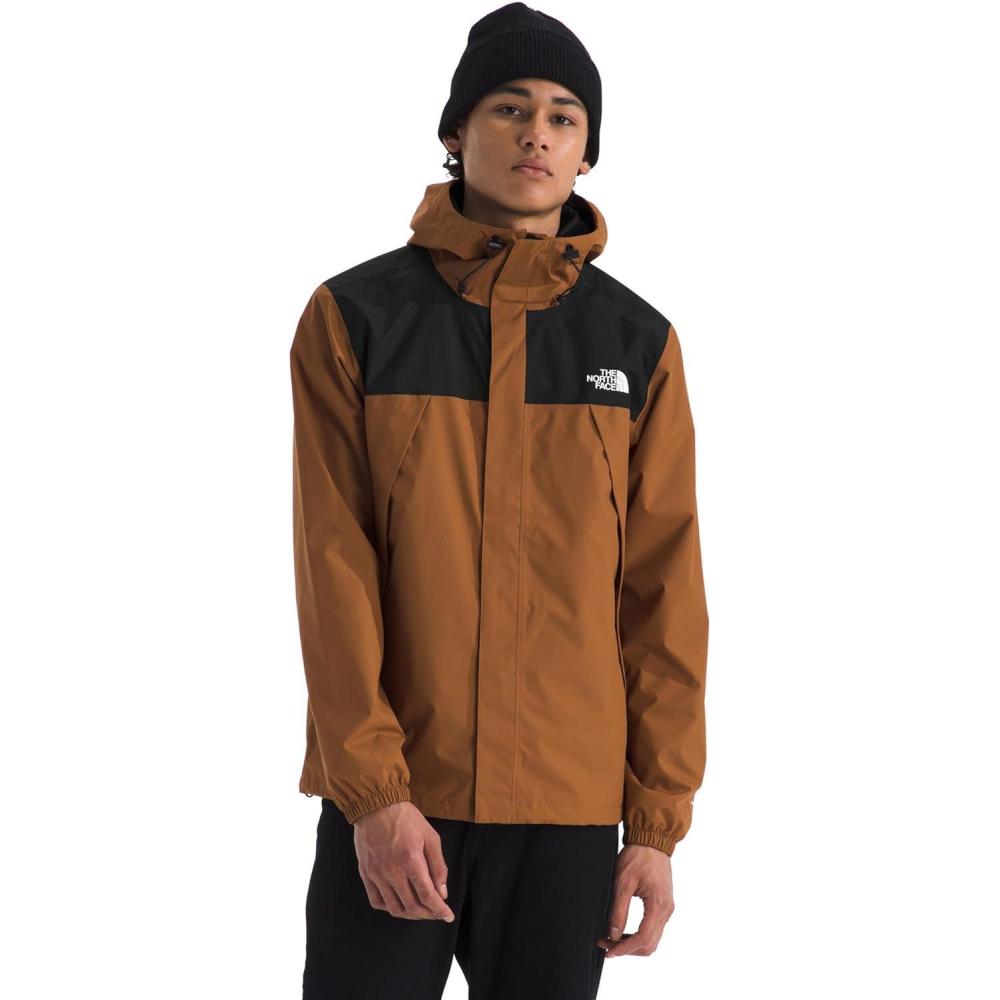 imageThe North Face Mens Antora Waterproof Jacket Standard and Big SizeBurnt UmberTnf Black