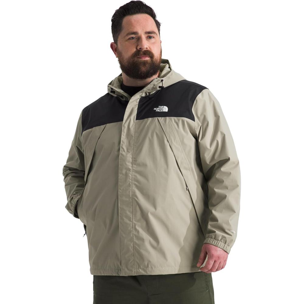 imageThe North Face Mens Antora Waterproof Jacket Standard and Big SizeClay GreyTnf Black