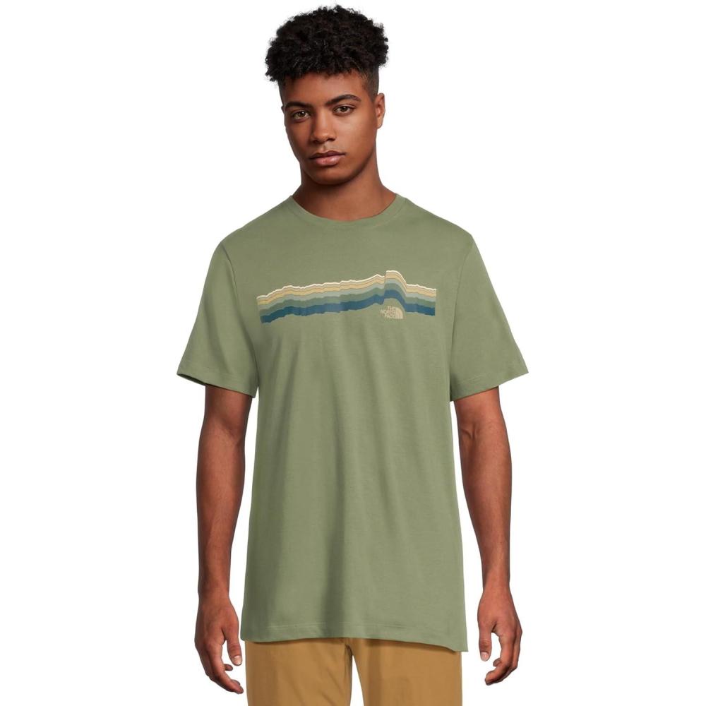 imageThe North Face Mens Evolution Tequila Sunrise ShortSleeve TeeBark Mist