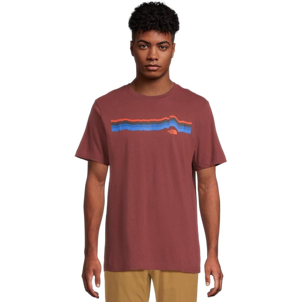 imageThe North Face Mens Evolution Tequila Sunrise ShortSleeve TeeSumac