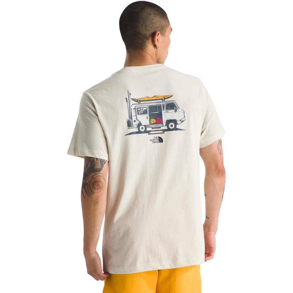 imageThe North Face Mens Evolution Van Life Short Sleeve TeeWhite Dune