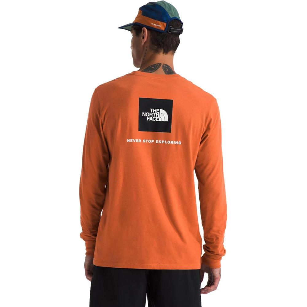imageThe North Face Mens Long Sleeve Box NSE TeeIron Bronze