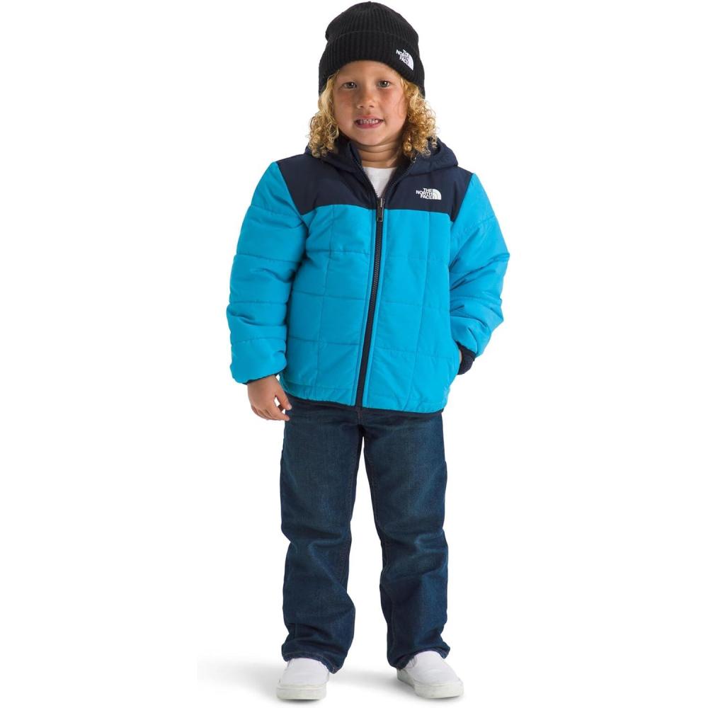 imageThe North Face Unisex Baby Reversible Shasta Full Zip Hooded JacketMeridian BlueSummit Navy