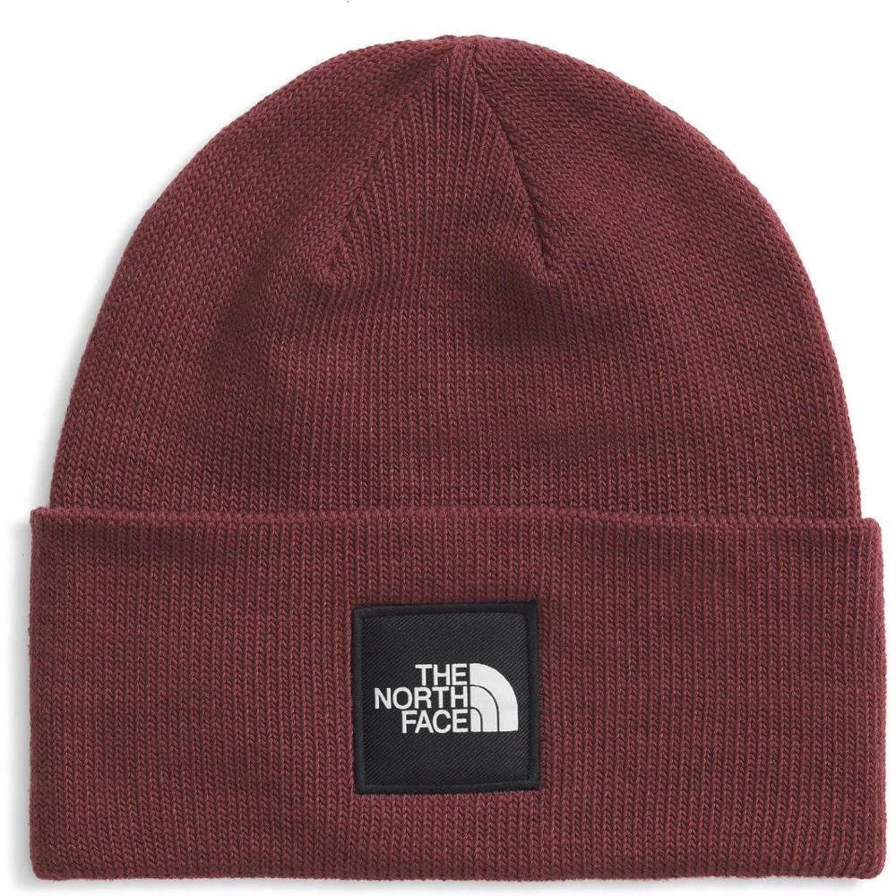 imageThe North Face UnisexAdult Big Box Beanie Oversize Box Logo Patch Deep Fit Cuffed Design Sustainable FabricSumac