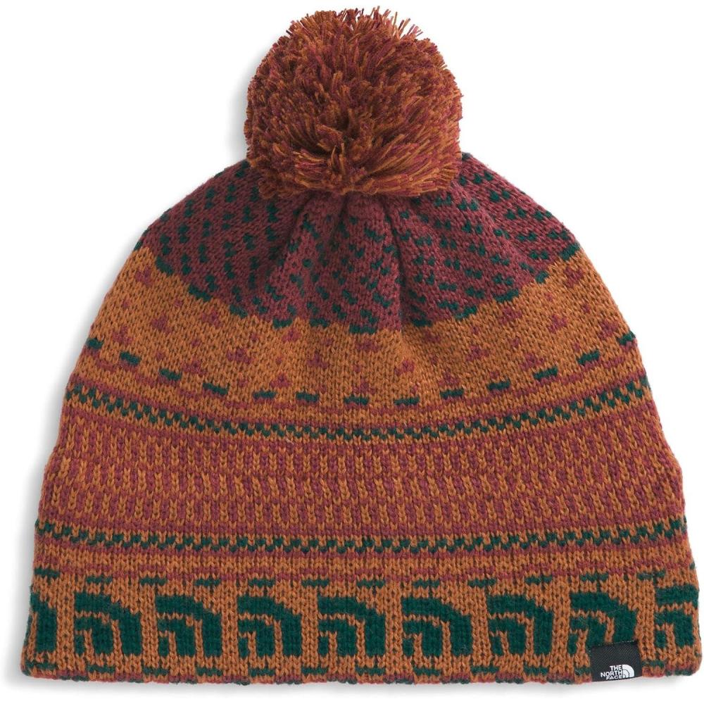 imageThe North Face UnisexAdult Cabin Ski TukeBurnt Umber JacquardPom