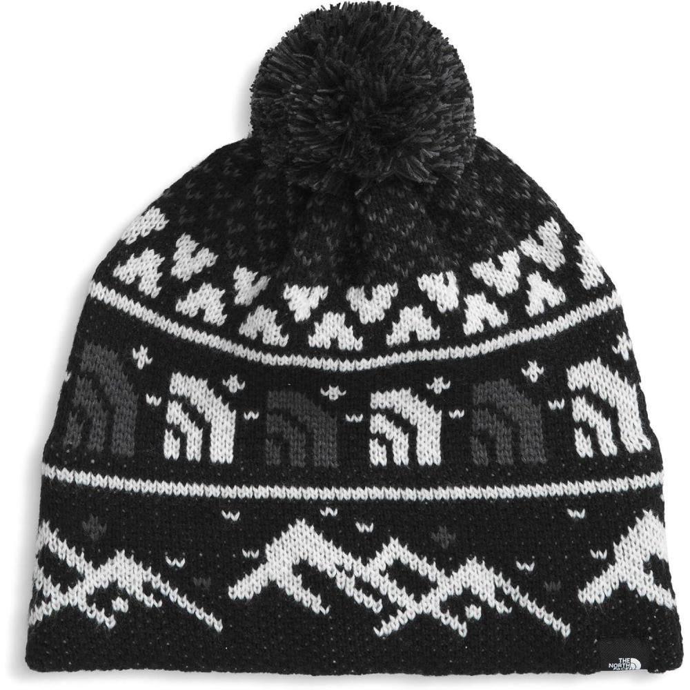 imageThe North Face UnisexAdult Cabin Ski TukeTnf Black JacquardPom