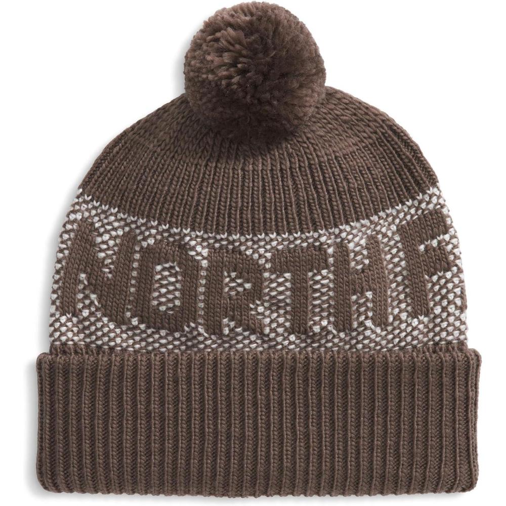 imageThe North Face UnisexAdult Retro Cabin BeanieSmokey BrownWhite Dune