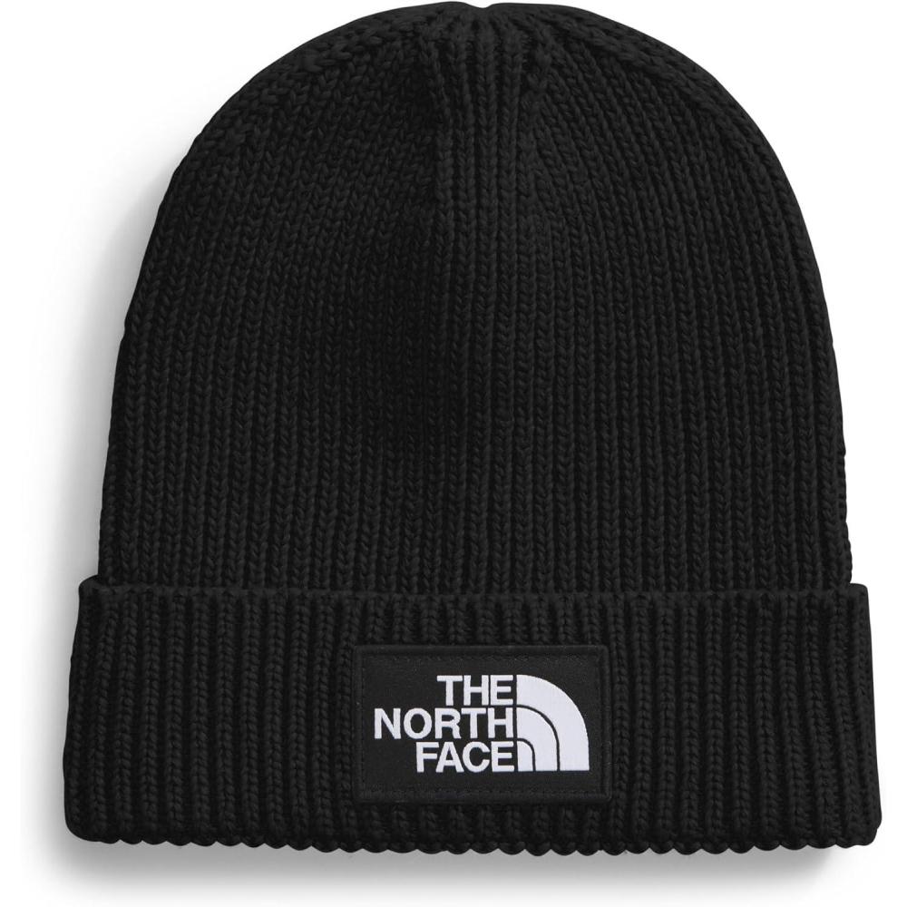imageThe North Face UnisexBaby TNF Logo Box Cuffed BeanieTnf Black